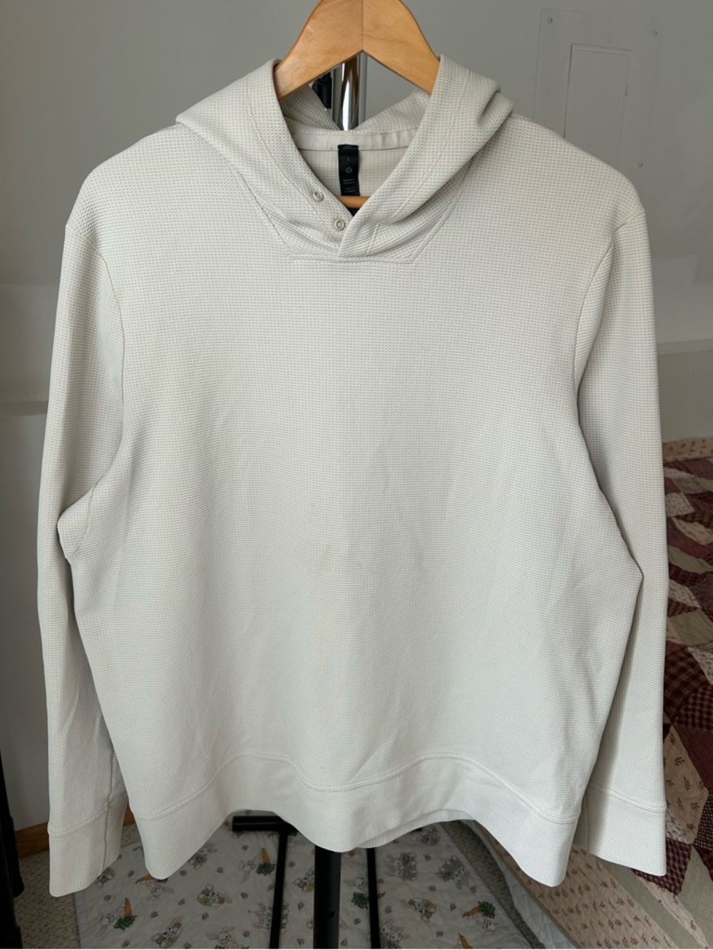 Lululemon Shift Stitch Hoodie Sweatshirt Cream Men’s Large